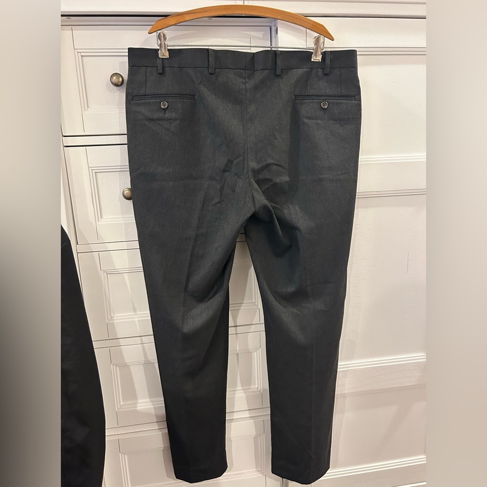 Lauren Ralph Lauren Charcoal Gray Tailored Dress Pants Size 38 - Picture 14 of 14